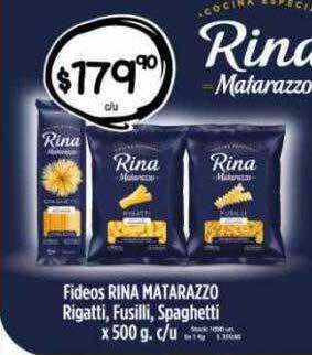 Supermercados Becerra Fideos rina matarazzo oferta