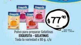 Supermercados Becerra Polvo para preparar gelatinas exquisita - gelatinas oferta