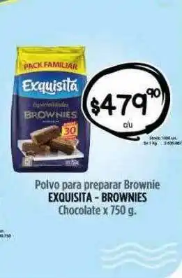 Supermercados Becerra Polvo para preparar brownie exquisita-brownies oferta