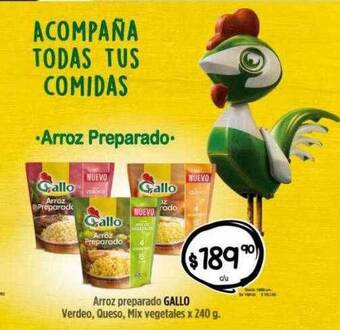 Supermercados Caracol Arroz preparado gallo oferta