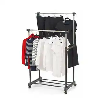 Garbarino Perchero móvil metal shoppy perchero doble extensible. oferta