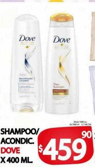 Supermercados Becerra Shampoo acondic dove oferta