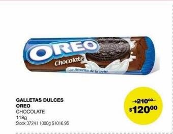 Atomo Conviene Galletas dulces oreo chocolate oferta