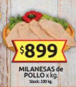 Cordiez Milanesa de pollo x kg oferta