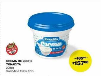 Atomo Conviene Crema de leche tonadita oferta