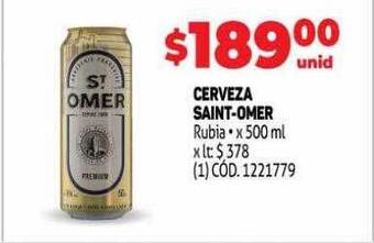 Makro Cerveza saint-omer rubia oferta