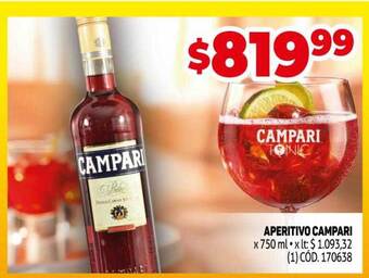 Makro Aperitivo campari oferta