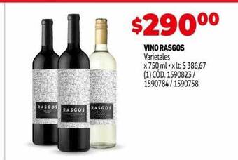 Makro Vino rasgos oferta