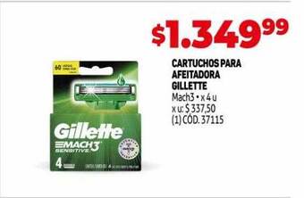 Makro Cartuchos para afeitadora gillette mach3 oferta