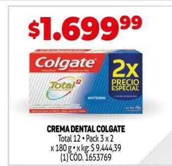 Makro Crema dental colgate total 12 oferta