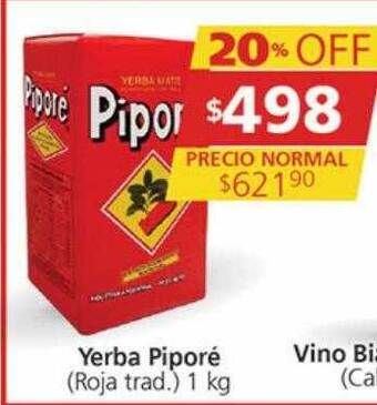 Supermercados Aiello Yerba piporé oferta