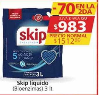 Supermercados Aiello Skip liquido oferta