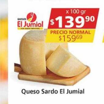 Supermercados Aiello Queso sardo el jumial oferta