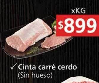 Supermercados Aiello Cinta carré cerdo oferta