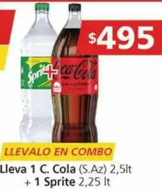 Supermercados Aiello Lleva 1 c cola + 1 sprite oferta