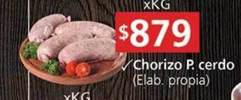 Supermercados Aiello Chorizo p cerdo oferta