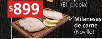 Supermercados Aiello Milanesas de carne oferta