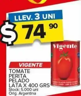 Carrefour Maxi Tomate perita pelado vigente oferta