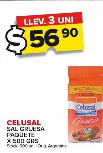 Carrefour Maxi Sal gruesa celusal oferta