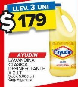 Carrefour Maxi Lavandina ayudin oferta