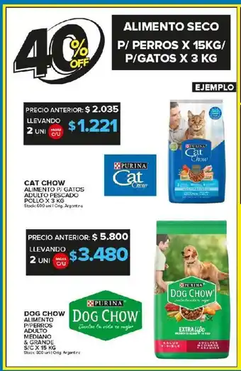 Carrefour Maxi A/alimento para animales dog chow oferta