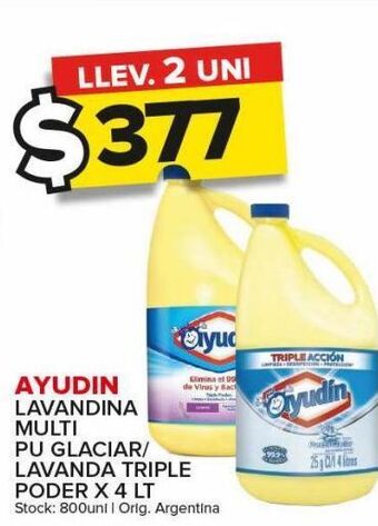 Carrefour Maxi Lavandina ayudin oferta
