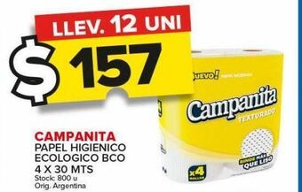 Carrefour Maxi Papel higiénico campanita oferta