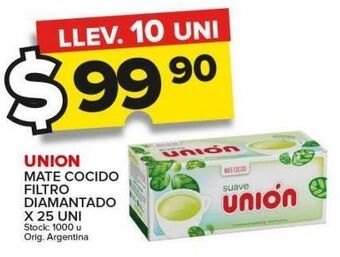 Carrefour Maxi Mate cocido filtro unión oferta
