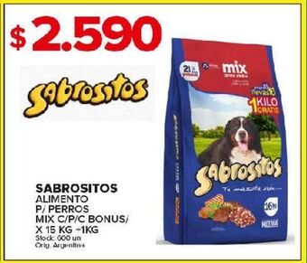 Carrefour Maxi Alimento para perros sabrositos oferta