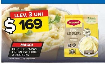Carrefour Maxi Puré de papas maggi oferta
