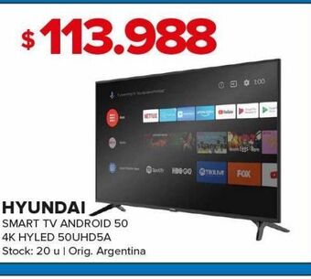 Carrefour Maxi Smart tv hyundai oferta