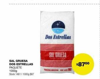 Atomo Conviene Sal gruesa dos estrellas oferta