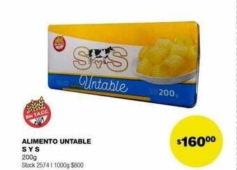 Atomo Conviene Alimento untable sys oferta