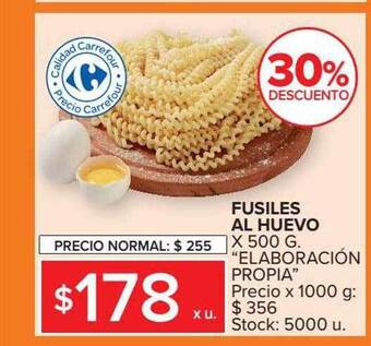 Carrefour Market Fusiles al huevo oferta