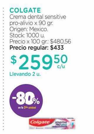 Farmacity Colgate crema dental sensitive pro-alivio oferta