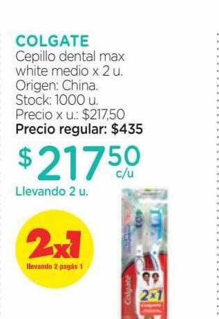 Farmacity Colgate cepillo dental max white medio oferta