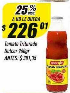 Supermercados Comodin Tomate triturado dulcor oferta