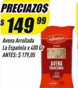 Supermercados Comodin Avena arrollada la española x 400 gr oferta