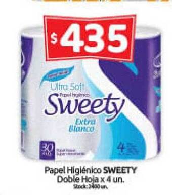Cordiez Papel higiénico sweety doble hoja oferta