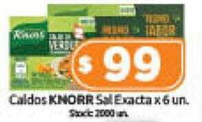 Cordiez Caldos knorr sal exacta oferta