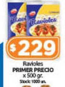 Cordiez Ravioles primer precio oferta