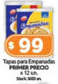 Cordiez Tapas para empanadas primer precio oferta