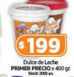 Cordiez Dulce de leche primer precio oferta
