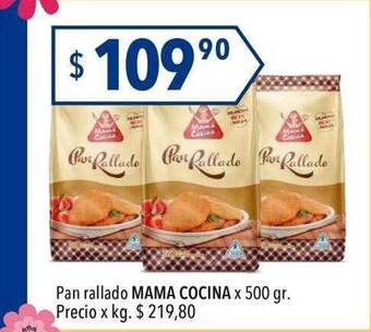 Hergo Pan rallado mama cocina x 500 gr oferta