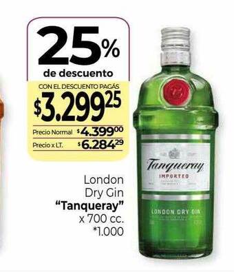 La Anonima London dry gin oferta