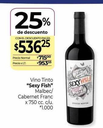 La Anonima Vino tinto oferta