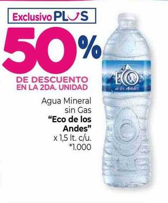 La Anonima Agua mineral sin gas oferta
