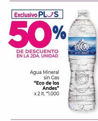 La Anonima Agua mineral sin gas oferta