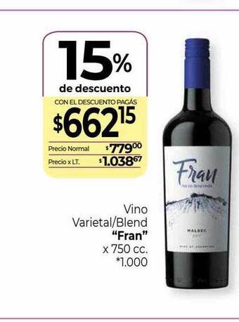 La Anonima Vino varietal-blend oferta