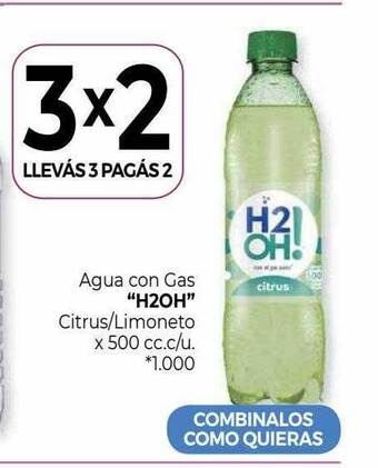 La Anonima Agua con gas oferta